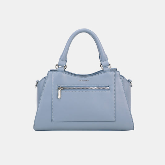 David Jones PU Leather Handbag Blue One Size 