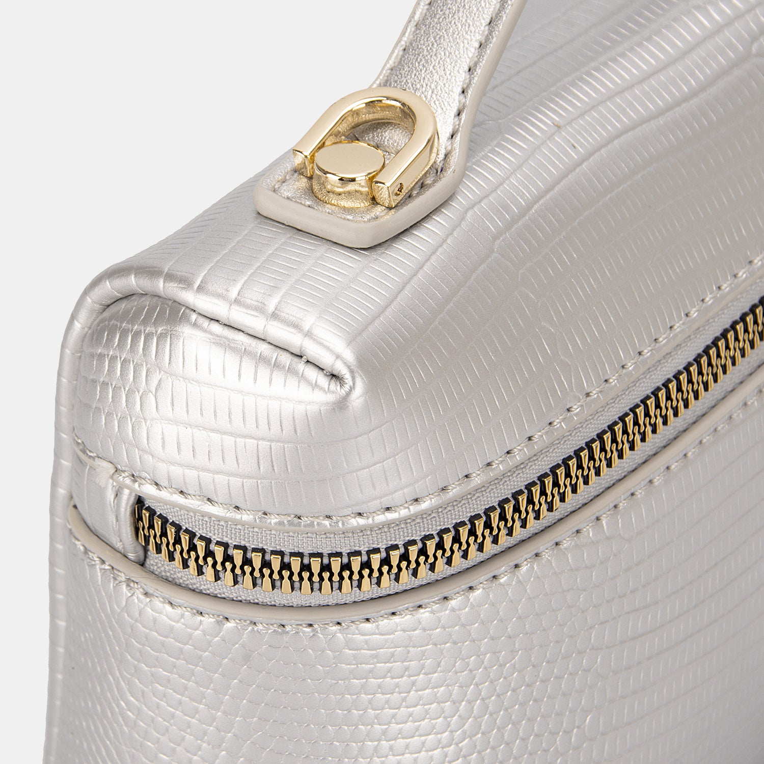 David Jones Texture PU Leather Handbag   