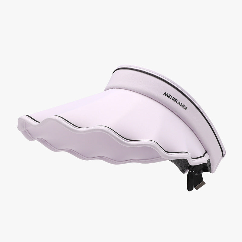Adjustable Ice Silk Sun Hat Lavender One Size 