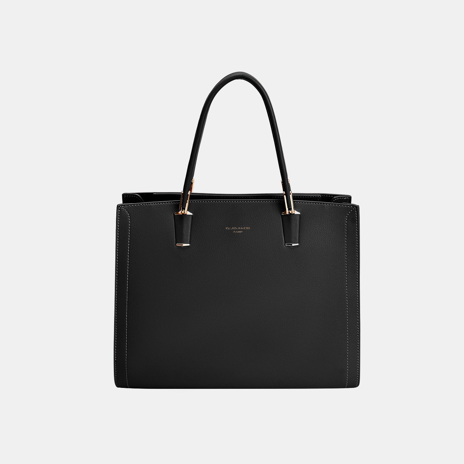 David Jones PU Leather Medium Handbag Black One Size 