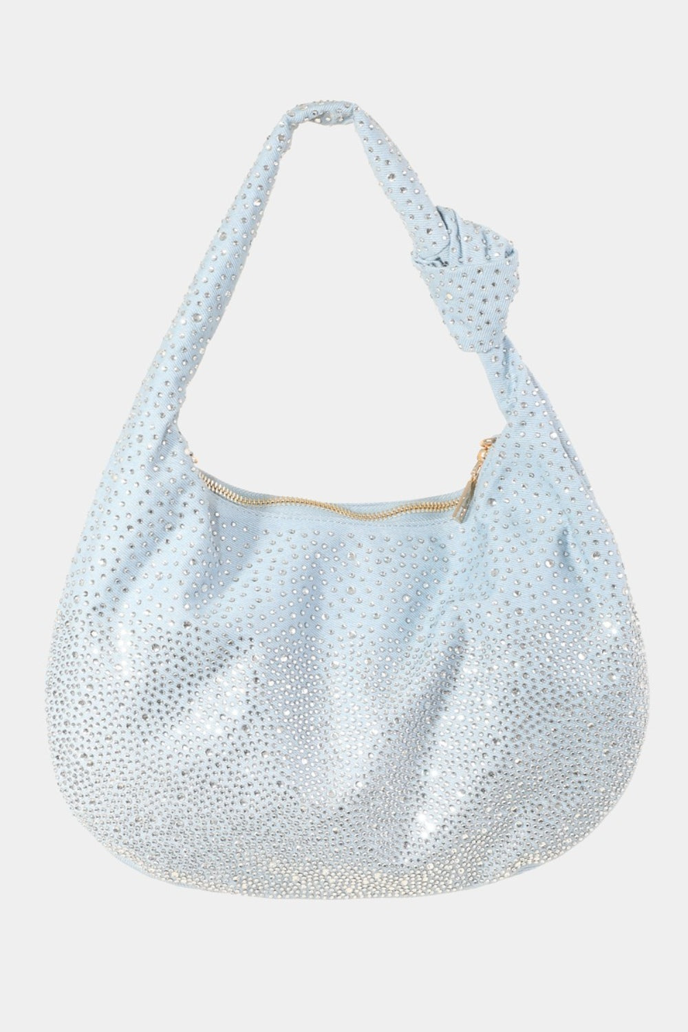 Fame Rhinestone Studded Handbag Light One Size 