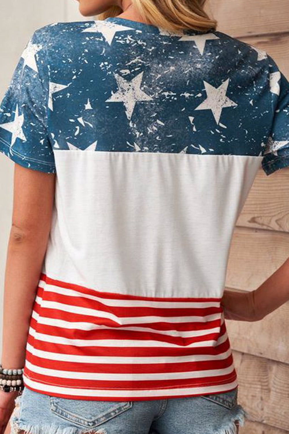 STUNNLY  Graphic Round Neck Short Sleeve T-Shirt   