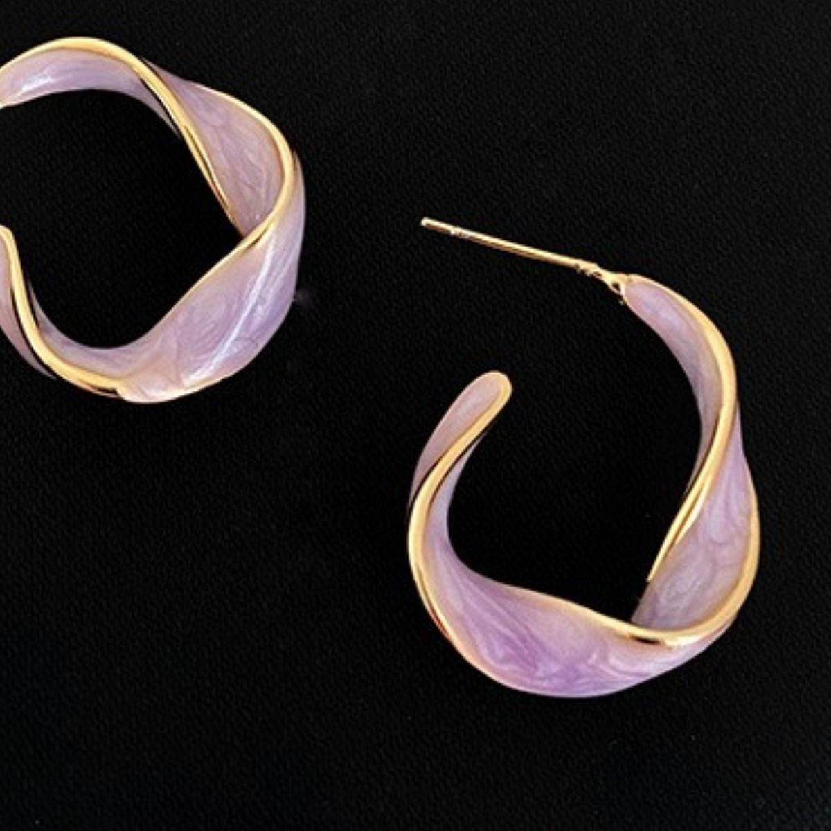 Alloy C-Hoop Earrings   