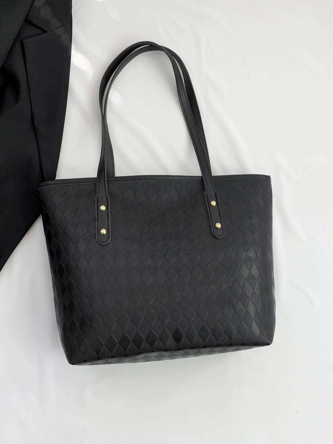 PU Leather Large Tote Bag   