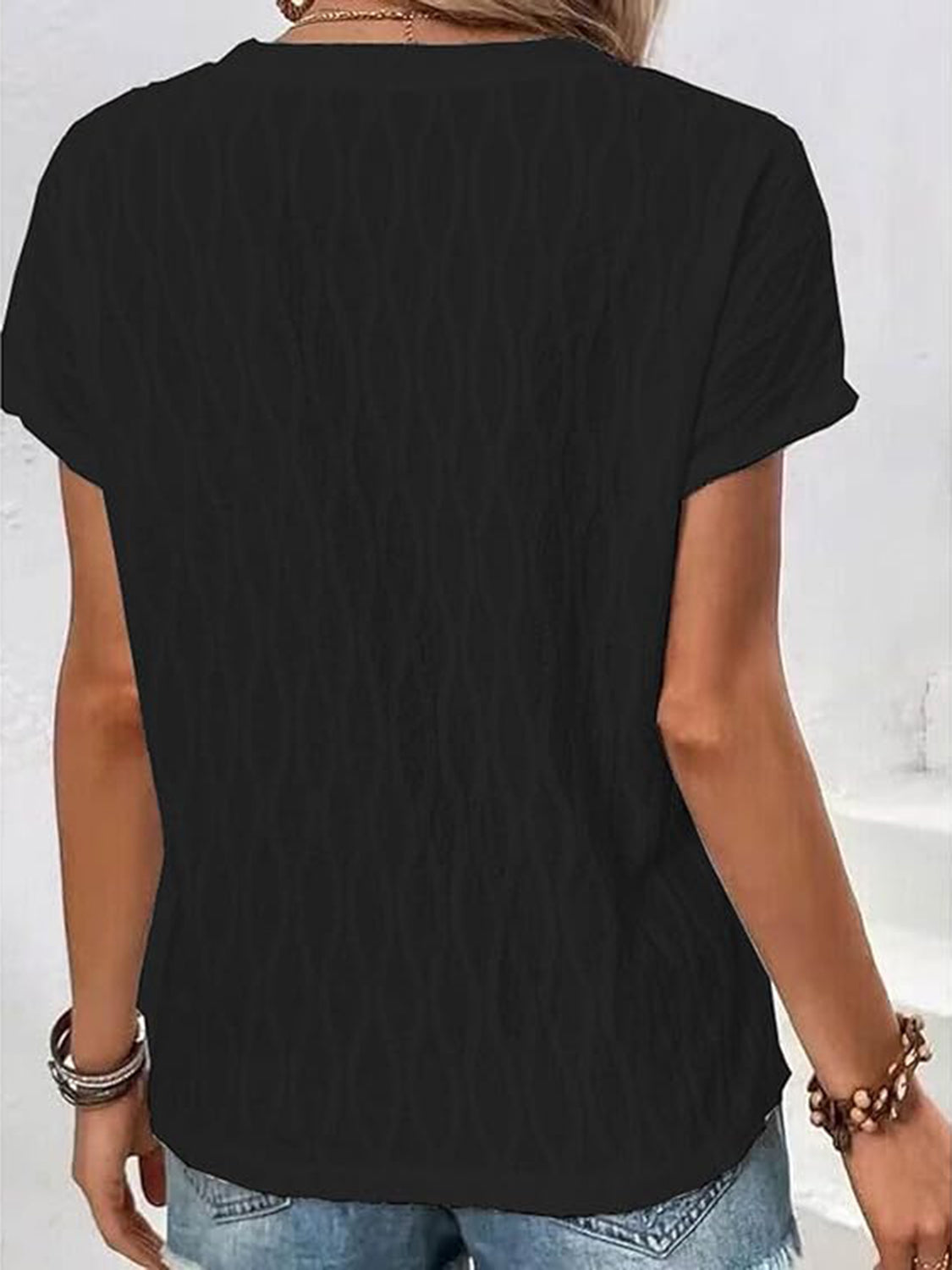 STUNNLY  Full Size Round Neck Short Sleeve T-Shirt   