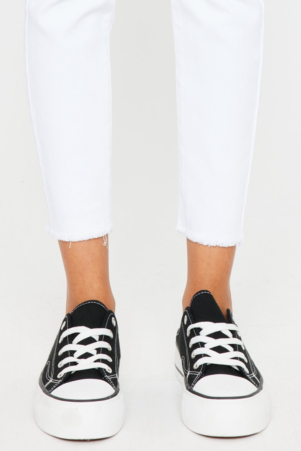 STUNNLY  Kancan Mid Rise Ankle Skinny Jeans   