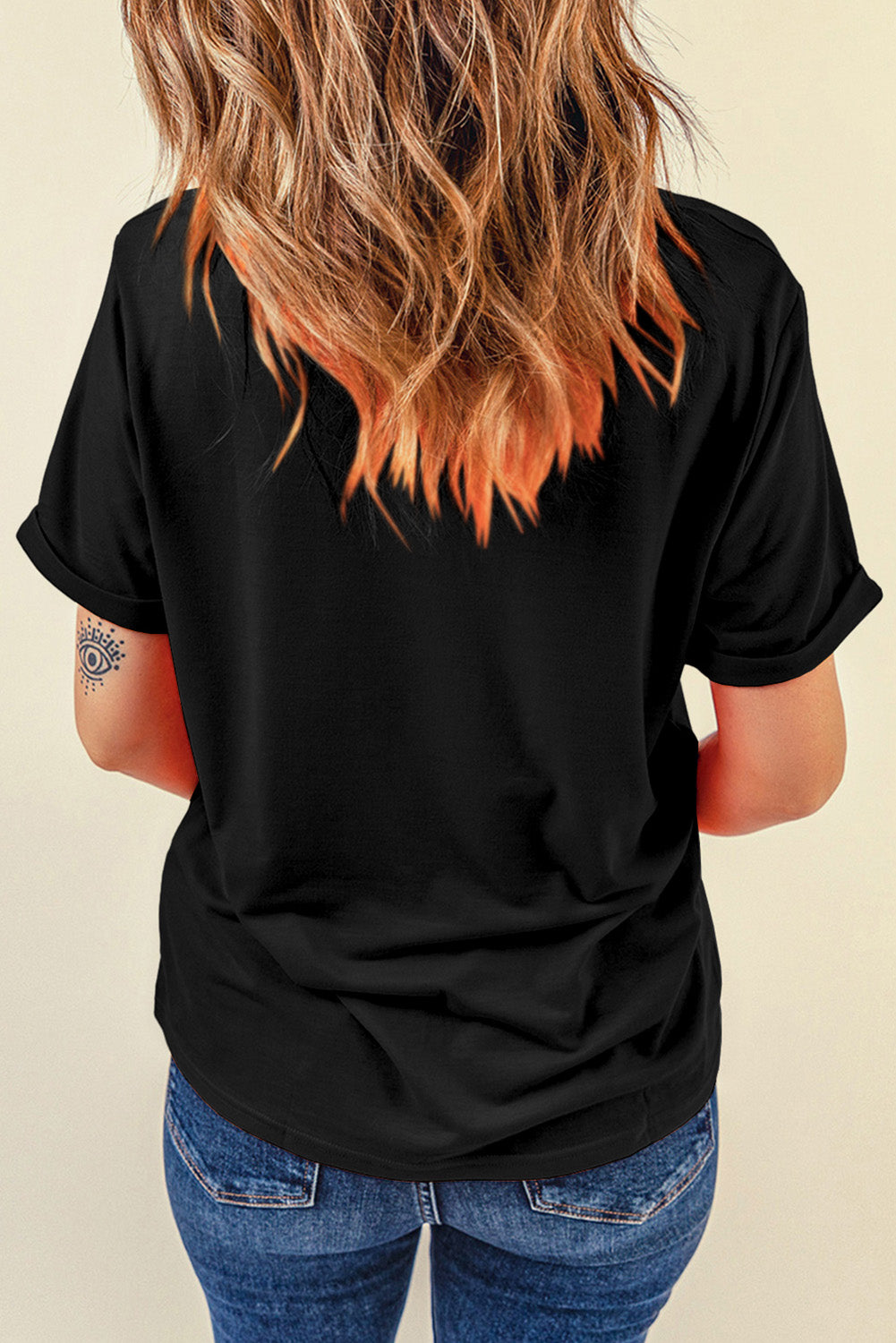 STUNNLY  Graphic Round Neck Short Sleeve T-Shirt   