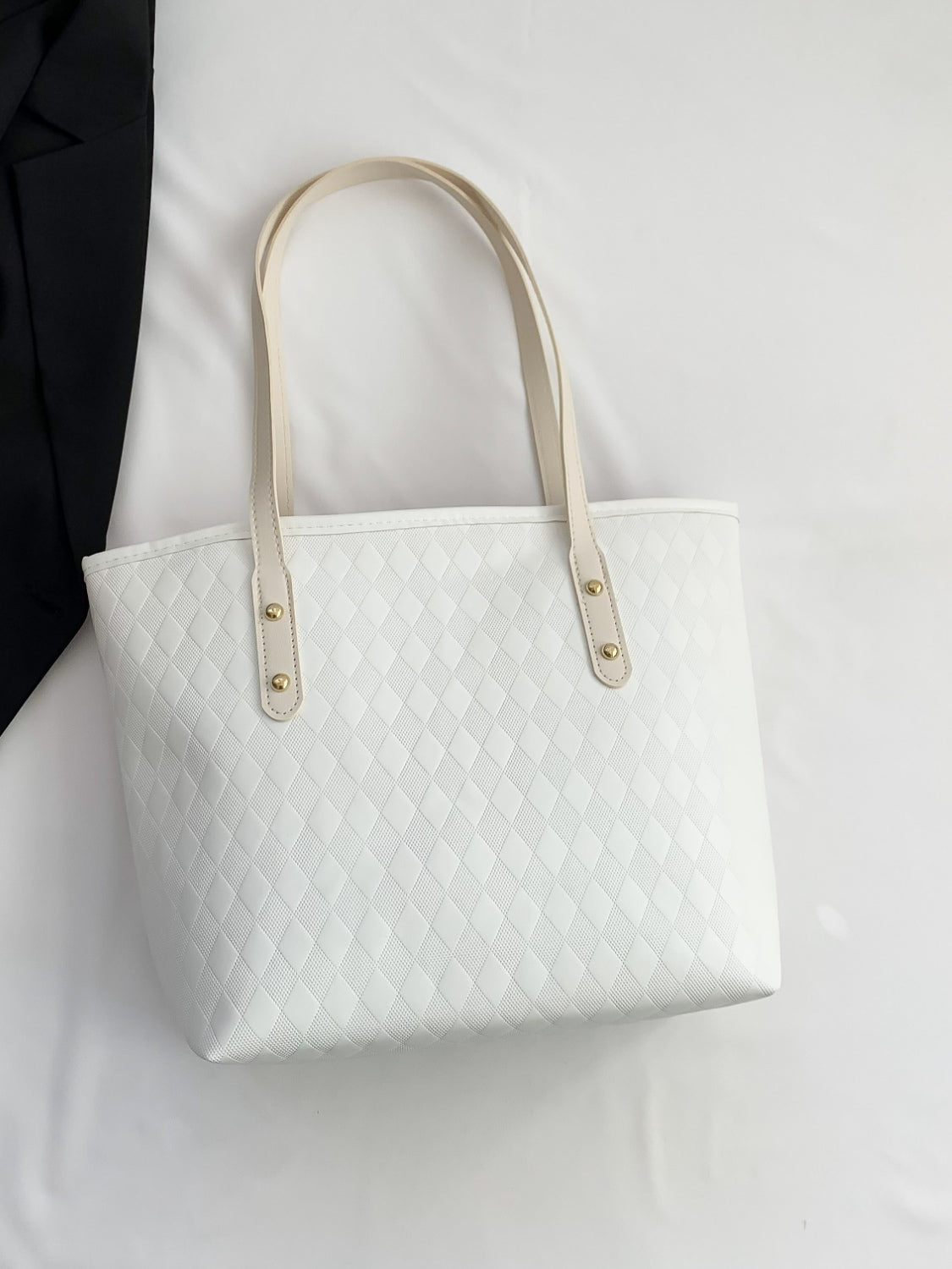 PU Leather Large Tote Bag   