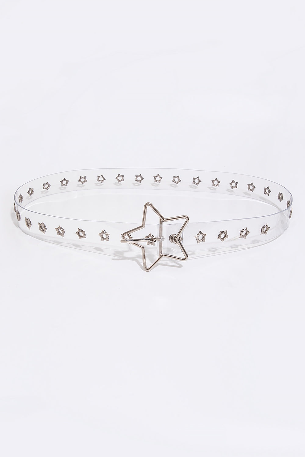 Adjustable PVC Star Shape Buckle Belt   