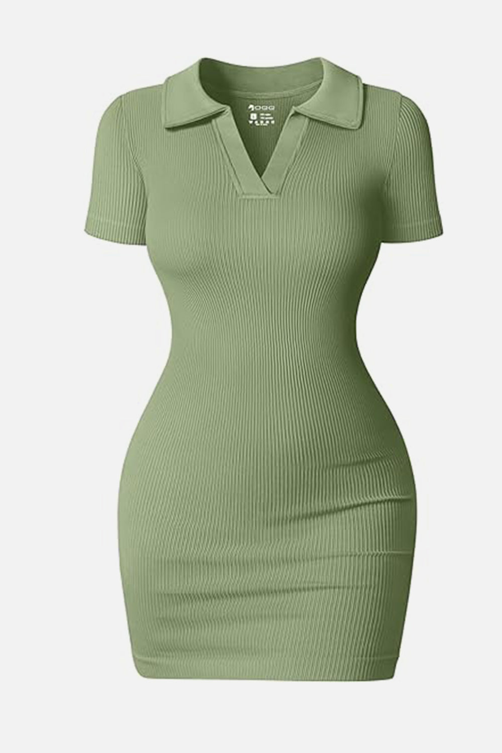 Johnny Collar Short Sleeve Active Dress Matcha Green S 