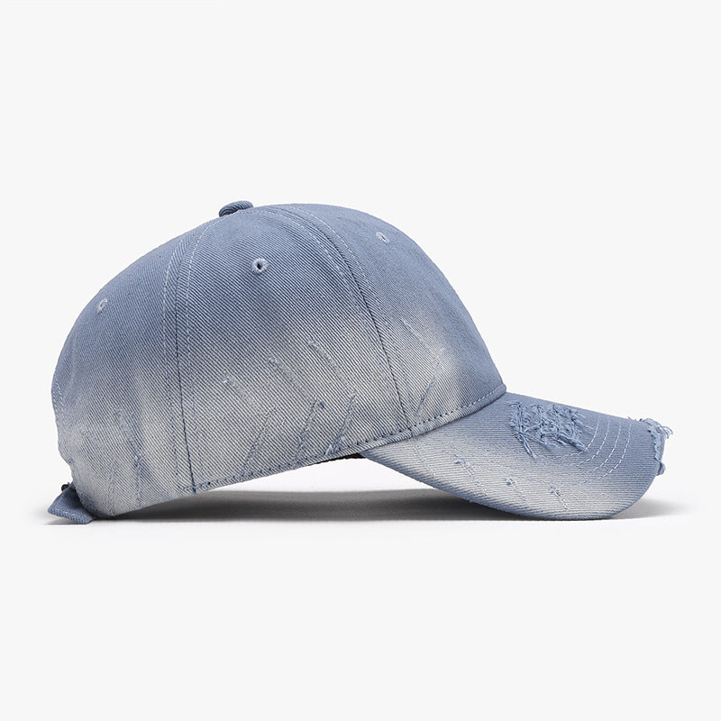 STUNNLY  Distressed Adjustable Cotton Hat   