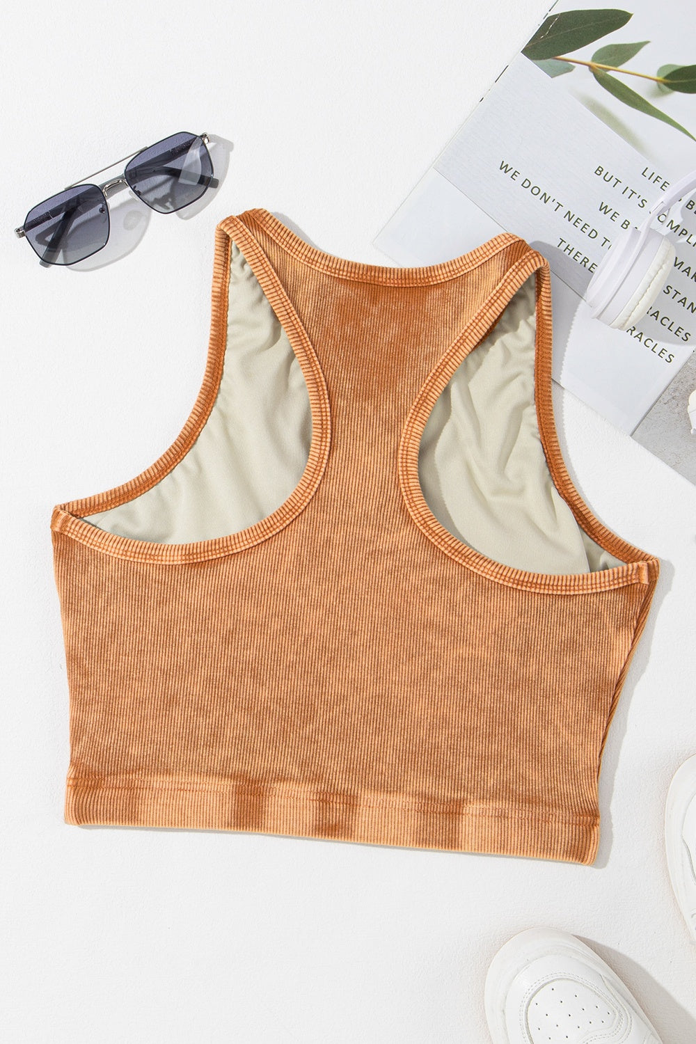 STUNNLY  Round Neck Racerback  Tank   