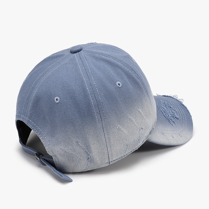 STUNNLY  Distressed Adjustable Cotton Hat   