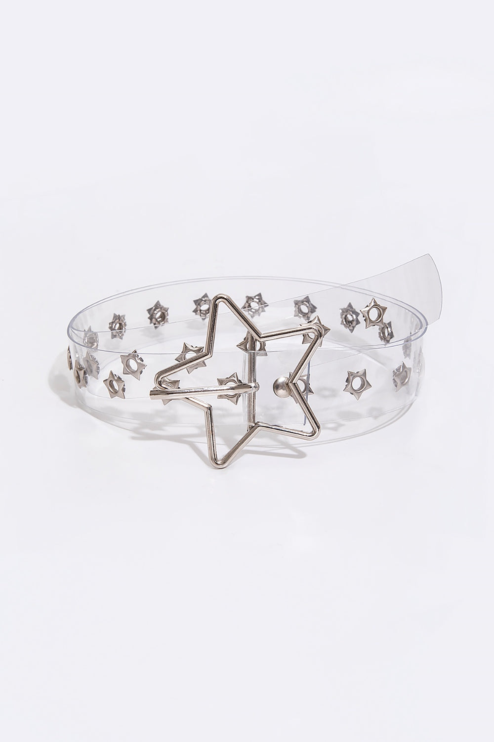 Adjustable PVC Star Shape Buckle Belt   