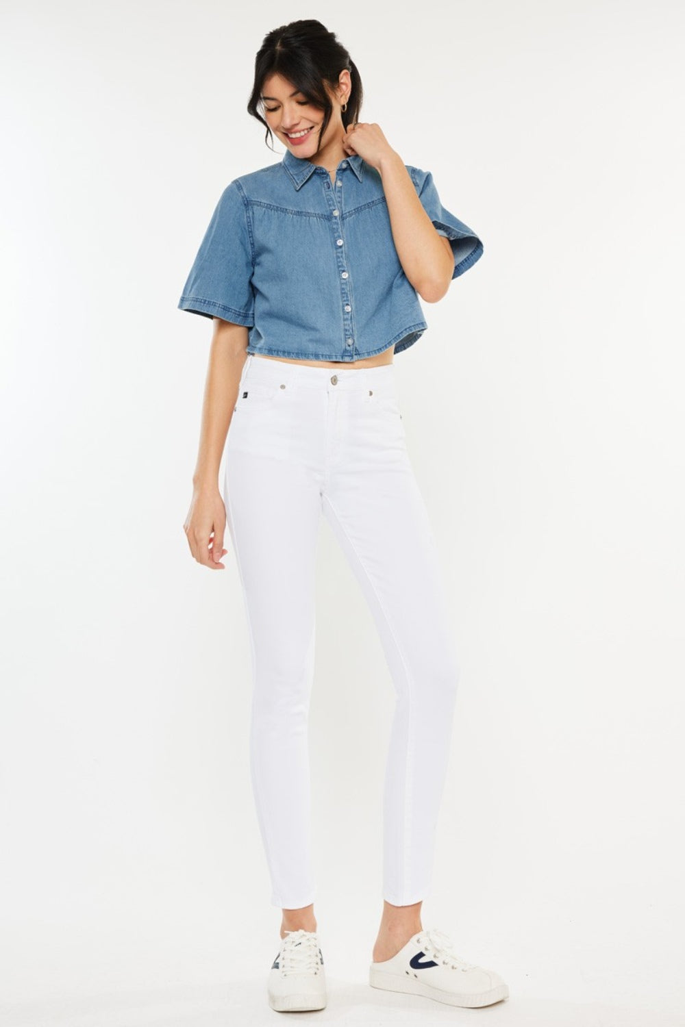 STUNNLY  Kancan High Rise Ankle Skinny Jeans   