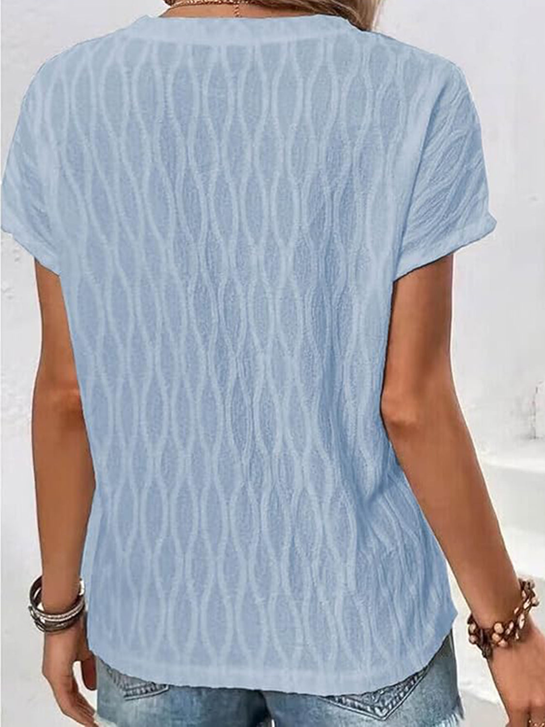 STUNNLY  Full Size Round Neck Short Sleeve T-Shirt   