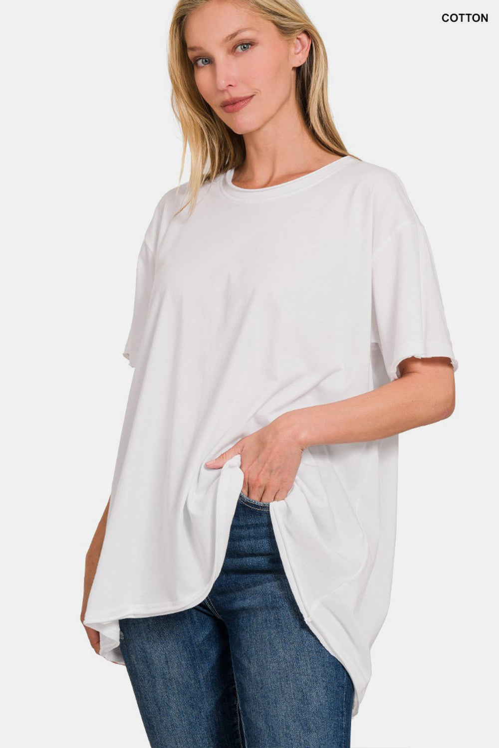 STUNNLY  Zenana Round Neck Short Sleeve T-Shirt   