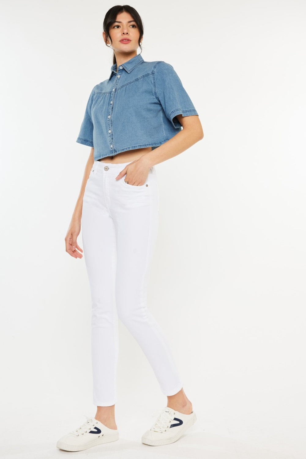 STUNNLY  Kancan High Rise Ankle Skinny Jeans   