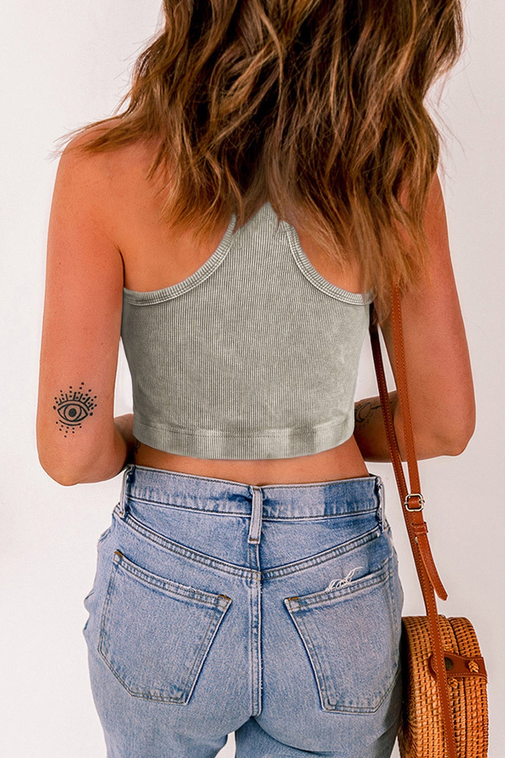 STUNNLY  Round Neck Racerback  Tank   