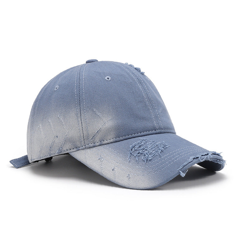 STUNNLY  Distressed Adjustable Cotton Hat   