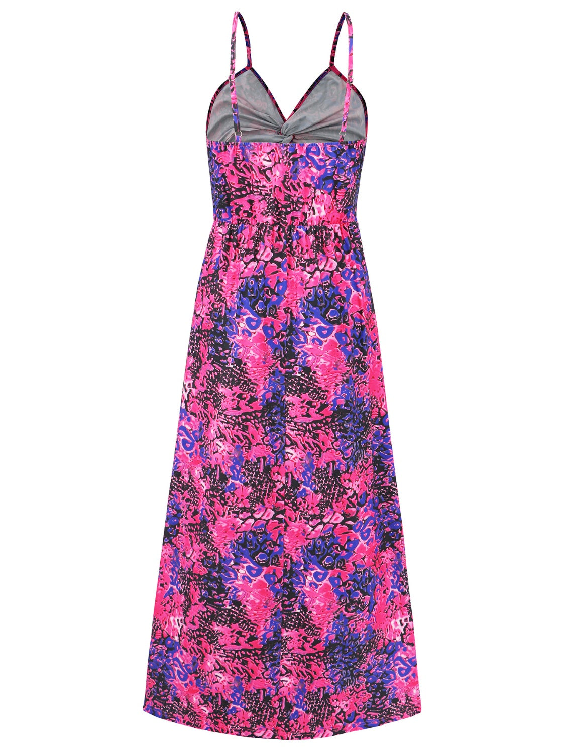 Twisted Printed V-Neck Cami Dress   