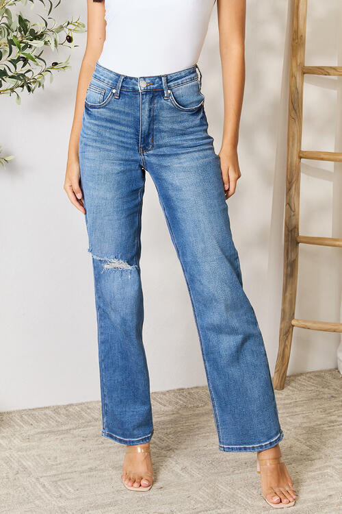 Judy Blue Full Size High Waist Distressed Jeans Medium 0(24) 