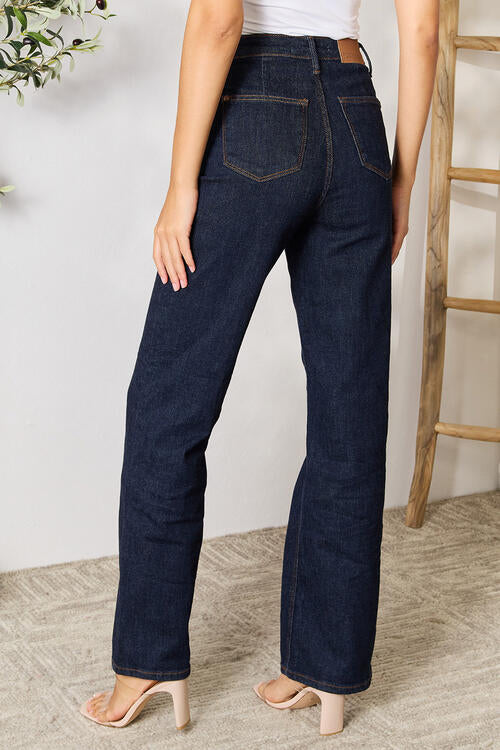 Judy Blue Full Size High Waist Wide Leg Jeans   