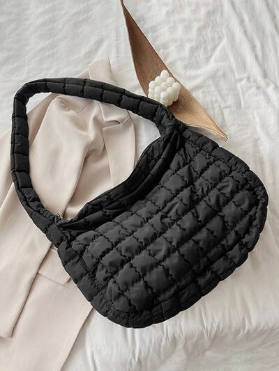 Large Quilted Shoulder Bag   