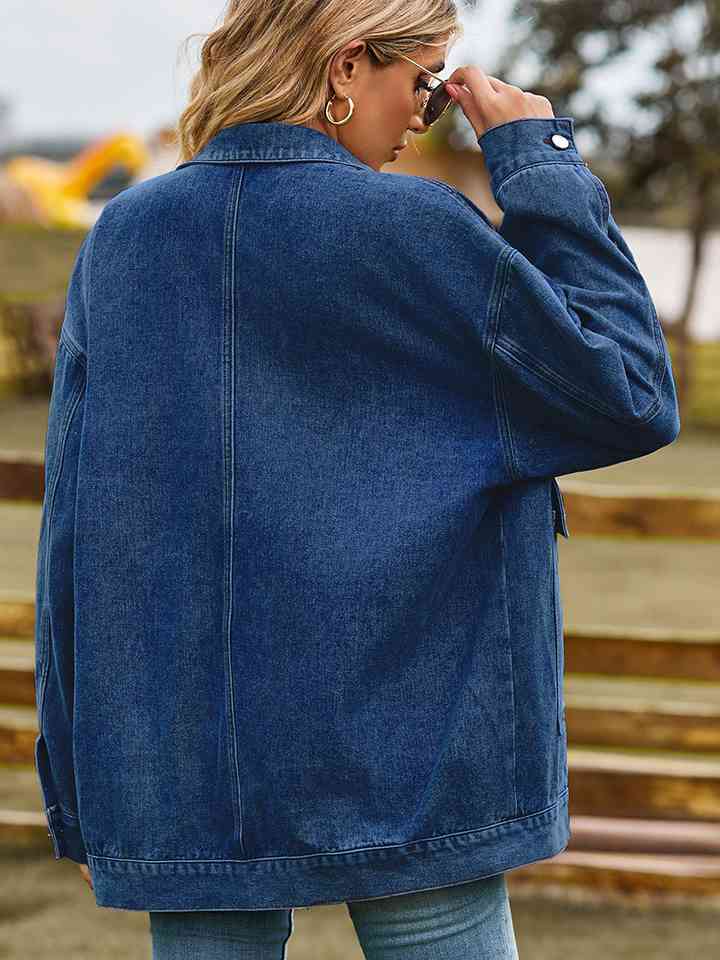 Dropped Shoulder Denim Jacket   