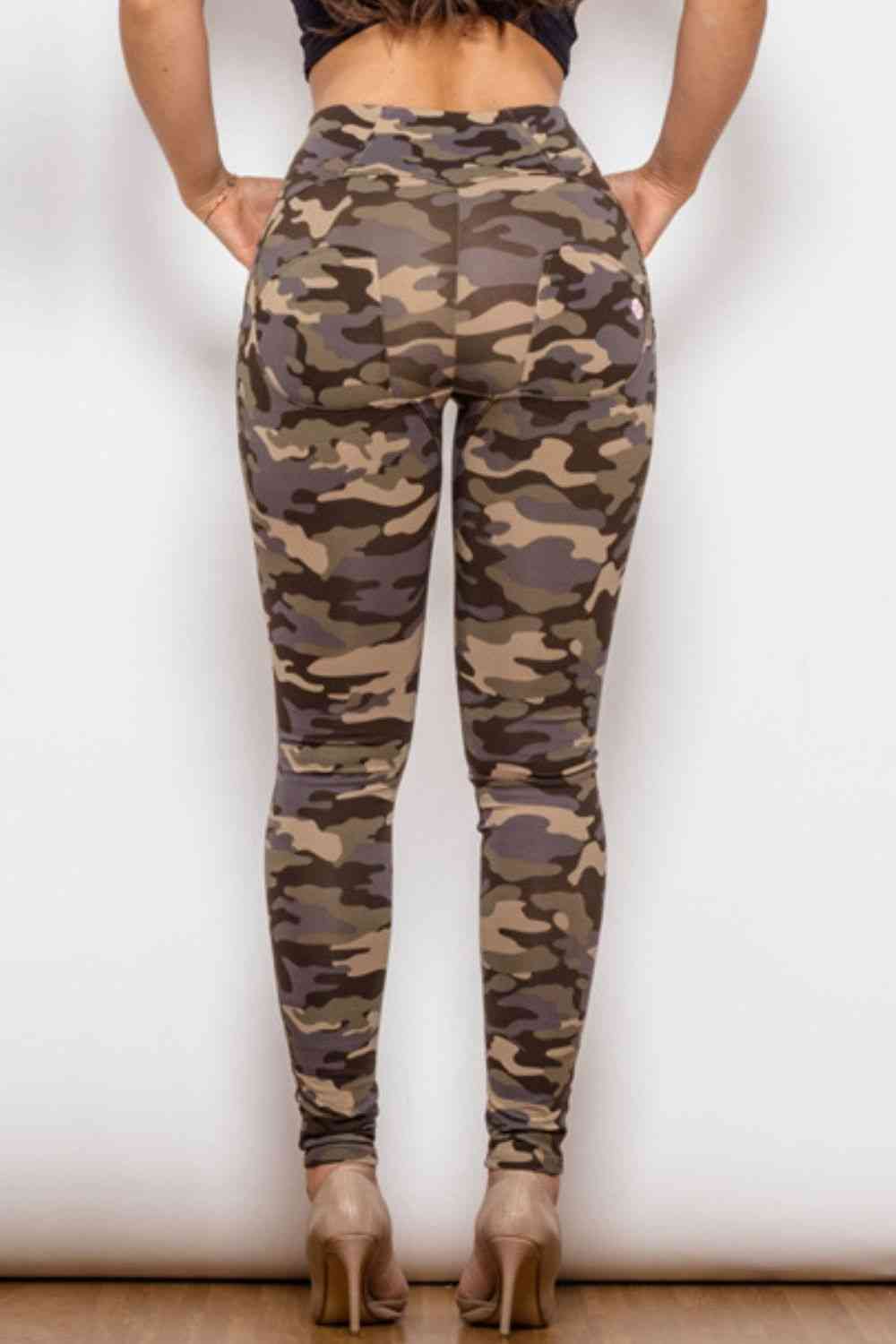 Camouflage Print Jeans   