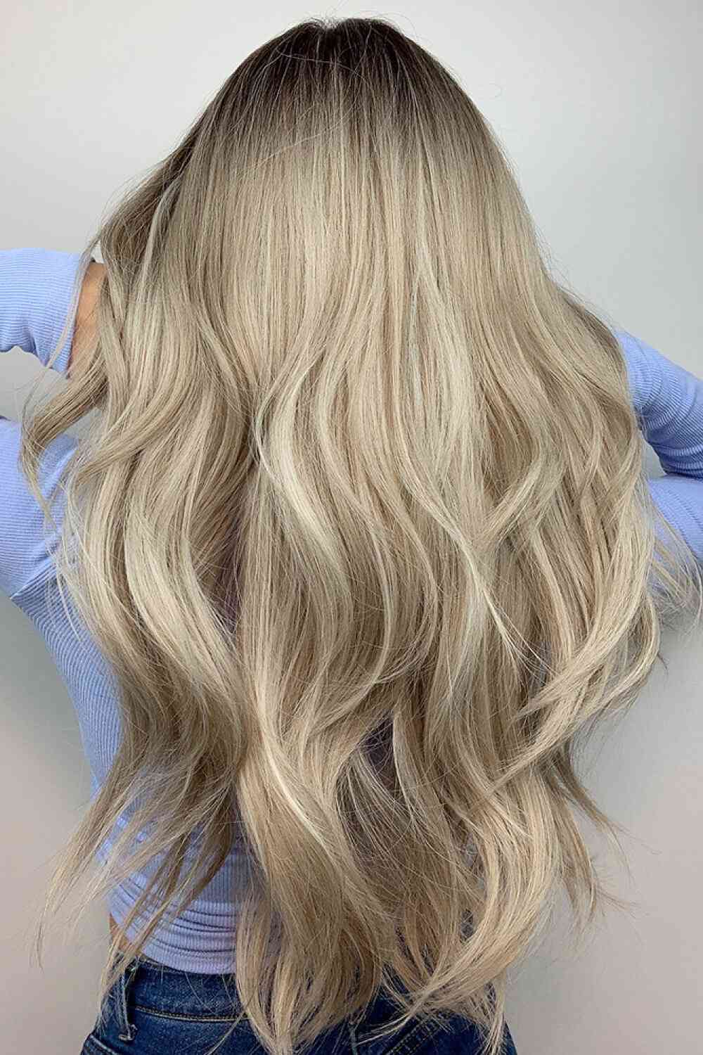 Full Machine Long Wave Wigs 26''   