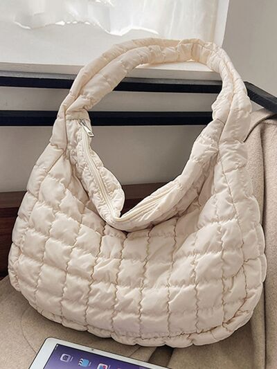 Large Quilted Shoulder Bag   