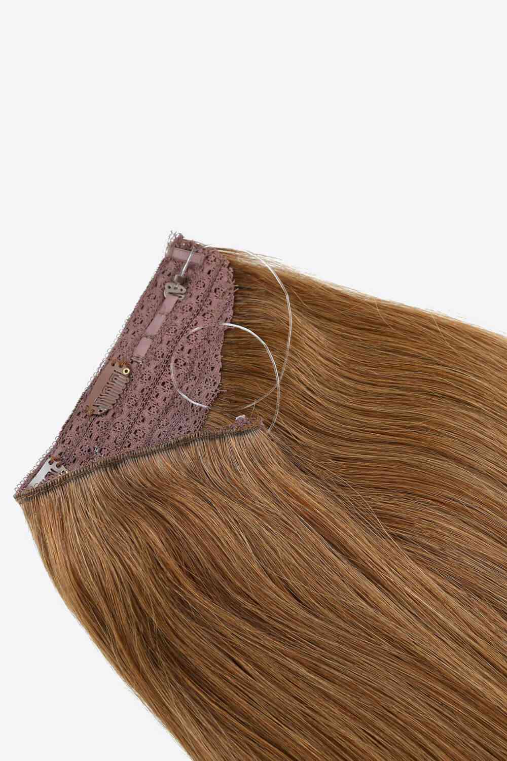 20" 100g Fully Handmade Indian Human Halo Hair   