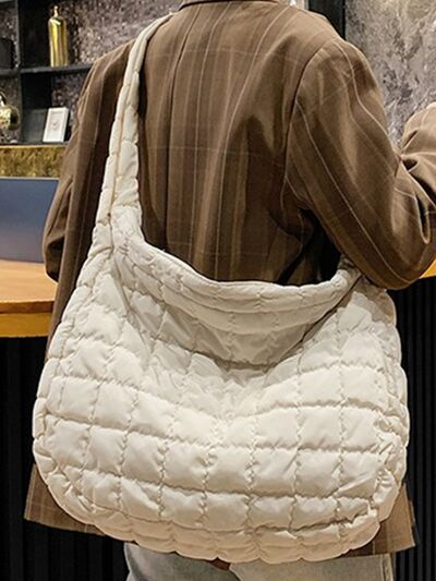 Large Quilted Shoulder Bag   