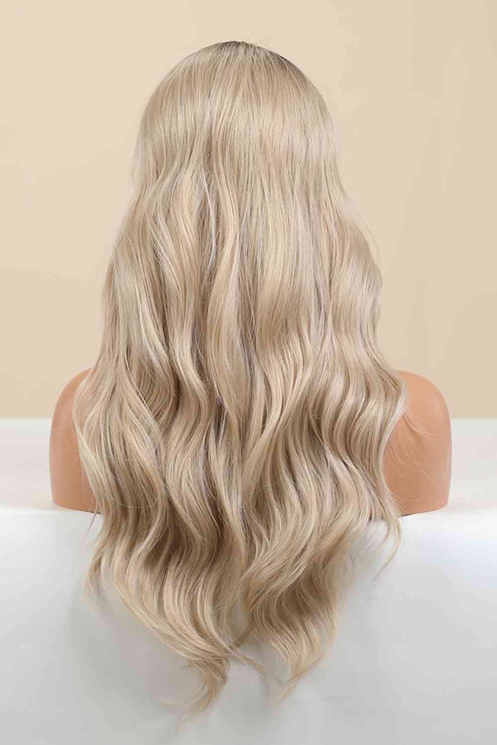13*2" Wave Lace Front Synthetic Wigs in Gold 26" Long 150% Density   