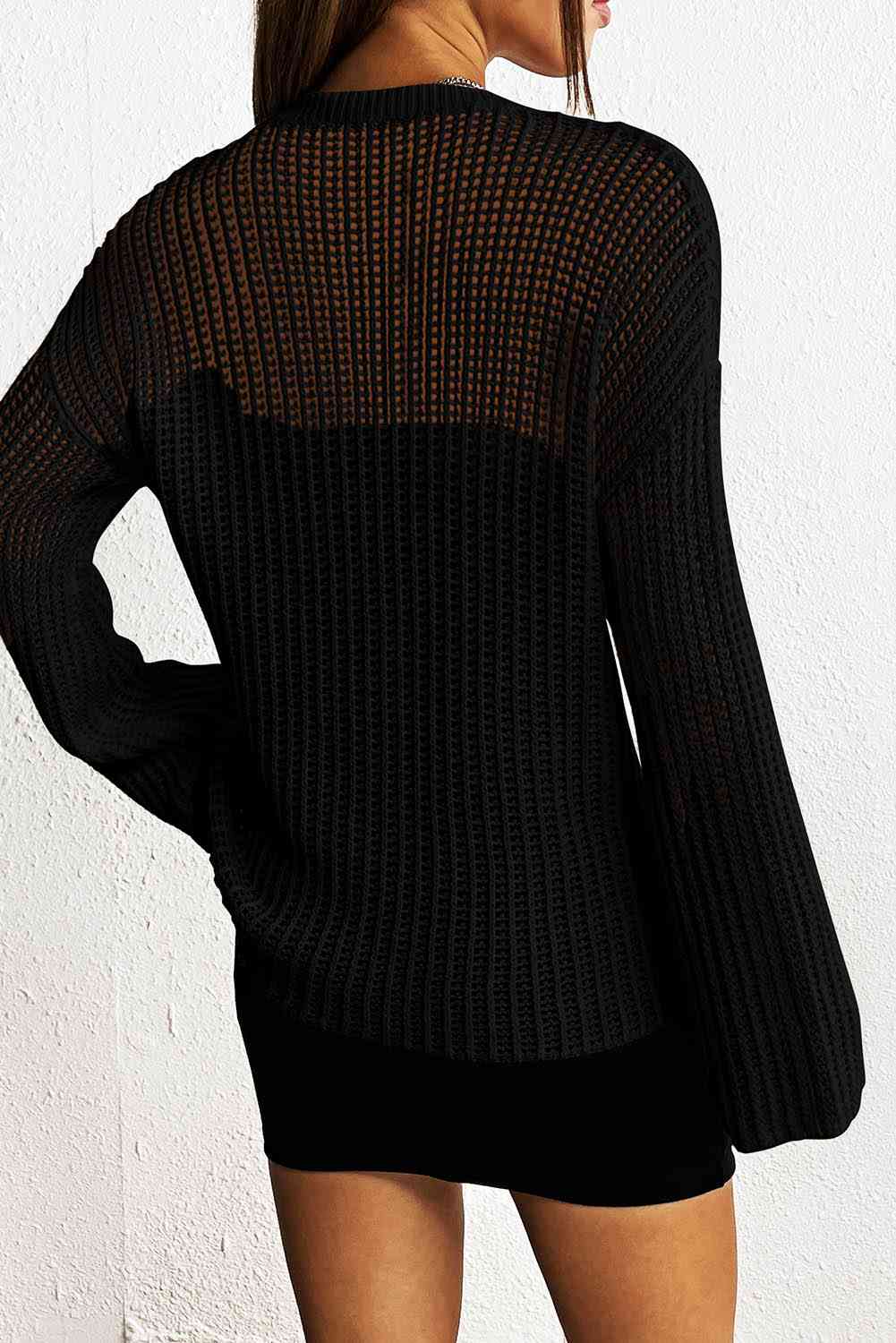 Star Rib-Knit Sweater   