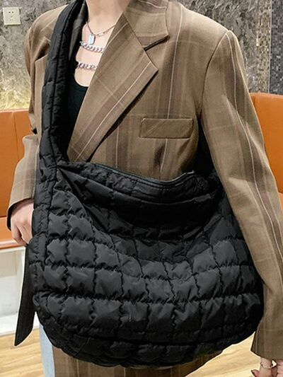 Large Quilted Shoulder Bag   