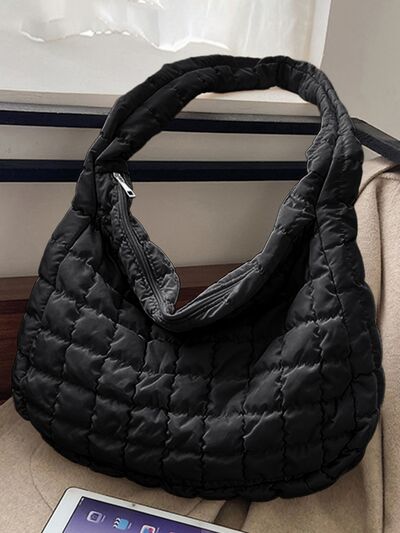 Large Quilted Shoulder Bag   