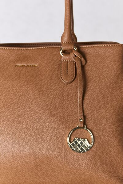 David Jones Structured Leather Handbag   
