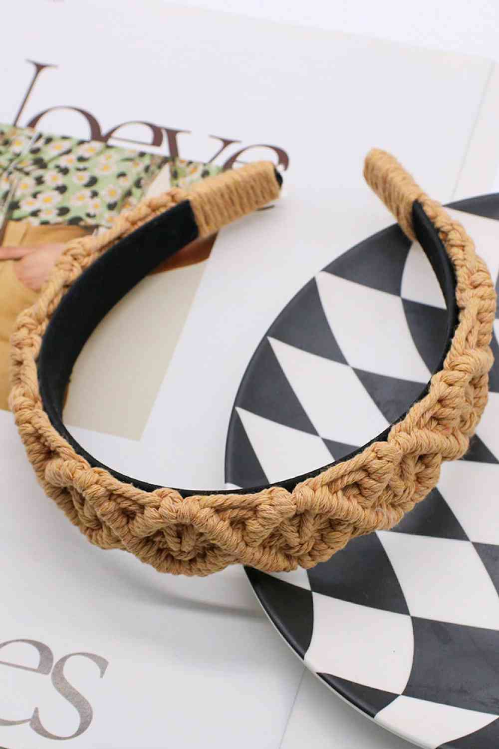 Can't Stop Your Shine Macrame Headband   